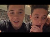 Brooklyn Beckham Is Embarrassed By His Dad As He Celebrates One Million Instagram Followers