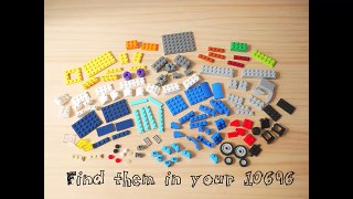 Building a simple LEGO AirPlane using Classic 10696 (レゴ：飛行機の作り方)