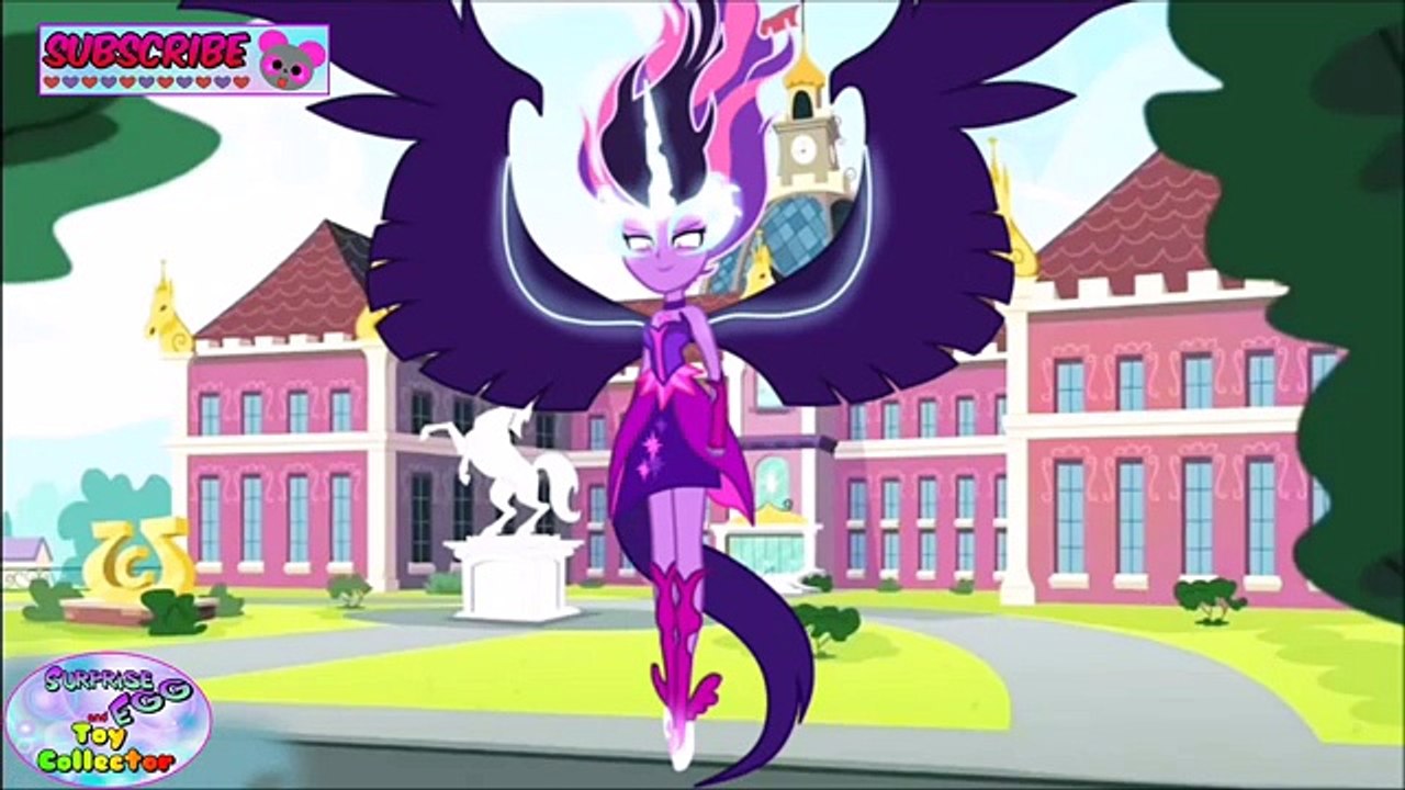 My Little Pony Coloring Book Midnight Sparkle Daydream Shimmer Surprise Egg and Toy Collector SETC