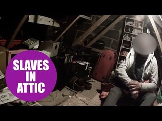 Harrowing moment a Polish slave who was forced to make greeting cards was rescued by police