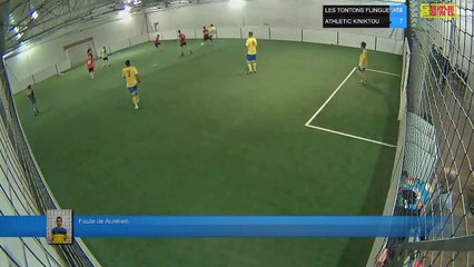 Faute de Aurélien  - LES TONTONS FLINGUEURS Vs ATHLETIC KINIKTOU - 31/05/18 20:00 - LIGUE 2
