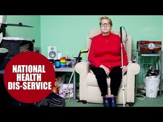 Partially blind woman is no longer eligible for a free NHS service