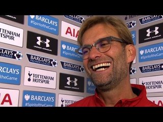 Tottenham 0-0 Liverpool - Jurgen Klopp's First Post Match Interview - Enjoys 'Wild' Start