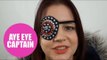 Mum who lost her eye to cancer makes custom eye-patches - covered in pirate-style JEWELS