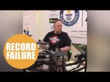 Heartbreak as man's drumkit breaks 90 hours into a world record attempt for continuous drumming