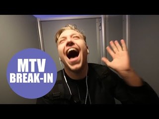 A prankster blagged his way backstage at the MTV EMA Awards