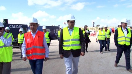 El alcalde de Leganés visita las obras del nuevo barrio ’Puerta de Fuenlabrada’