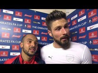 Hull 0-4 Arsenal - Theo Walcott & Olivier Giroud Post Match Interview