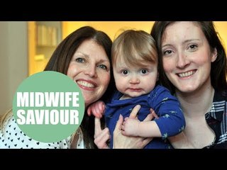 Baby makes full recovery of meningitis after midwife performs CPR