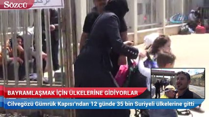 Suriyeliler bayramlaşmak için ülkelerine gidiyor