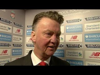 Liverpool 0-1 Man Utd - Louis van Gaal Post Match Interview - Win Means A Lot To Me & The Fans