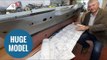 Man spends 25 years building impressive scale model of HMS Ark Royal