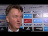 Chelsea 1-1 Manchester United - Louis van Gaal Post Match Interview - Title Gap Is Growing