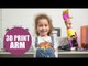 Adorable girl finally get a new 3D printed prosthetic arm