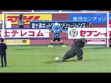 Epic Fail! Godzilla Tries To Take A Penalty Before A League Match In Japan
