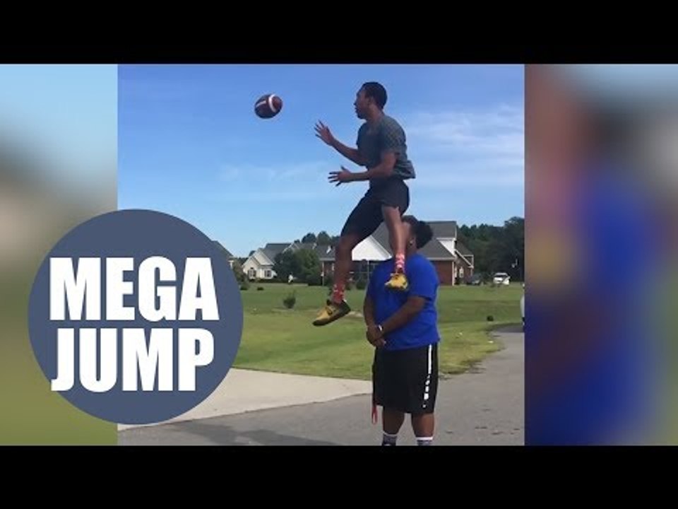 The superhuman student who can jump onto vending machines and over cars