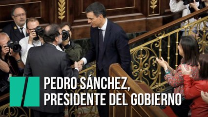 Pedro Sánchez, nuevo presidente del Gobierno