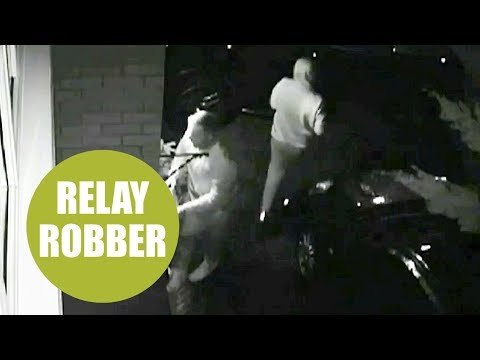 Police hunt sophisticated crooks caught on CCTV using relay device to steal Mercedes without a key