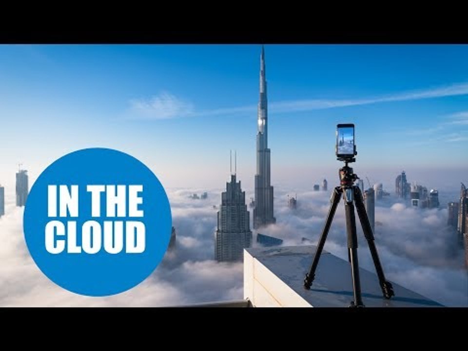 An intrepid photographer is literally at the height of his career