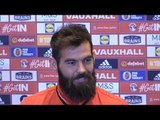 Joe Ledley Full Press Conference Ahead Of World Cup Qualifier Wales v Serbia