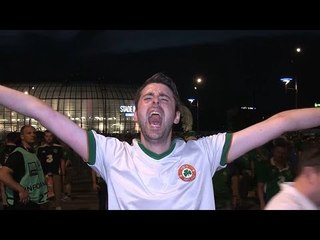 Euro 2016 - Irish Fans Rejoice After 1-0 Victory Over Italy