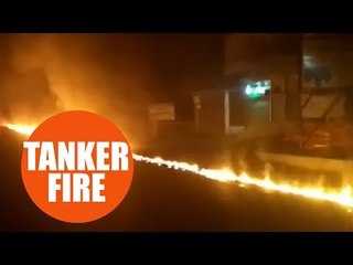 Hero driver drove a blazing fuel tanker away from a petrol station to save a town