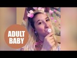 Meet the woman who lives as an adult BABY