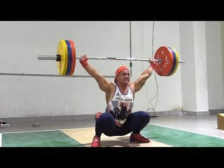 Team GB Weightlifters Training Before 2016 Rio Olympics