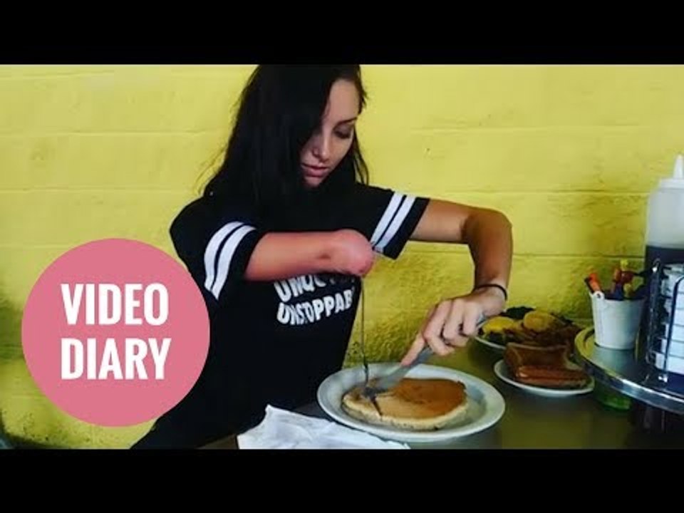 Video diary shows how one-handed dancer tackles her everyday challenges