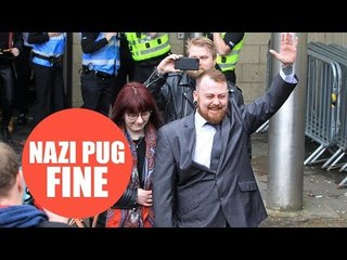 Man given £800 fine for hate crime after filming pug giving "Nazi salutes"