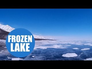 Brit adventurers walking across one of the world's biggest frozen lakes