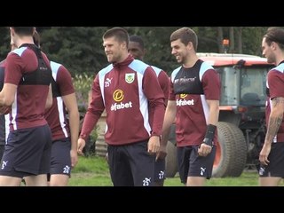 Burnley Train Ahead Of Premier League Kick Off