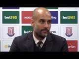 Stoke 1-4 Manchester City - Pep Guardiola Full Post Match Press Conference