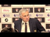 Bournemouth 1-3 Manchester United - Jose Mourinho Full Post Match Press Conference