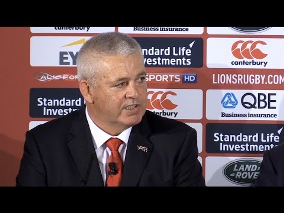 Warren Gatland Press Conference - British & Irish Lions Head Coach