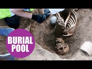 Roman skeletons found buried beneath former hotel swimming pool