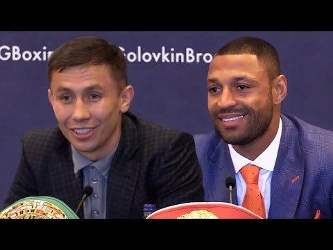 Kell Brook & Gennady Golovkin Press Conference Ahead Of Their Fight