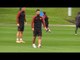 Manchester City Players Train Ahead Of Champions League Match Against Borussia Monchengladbach