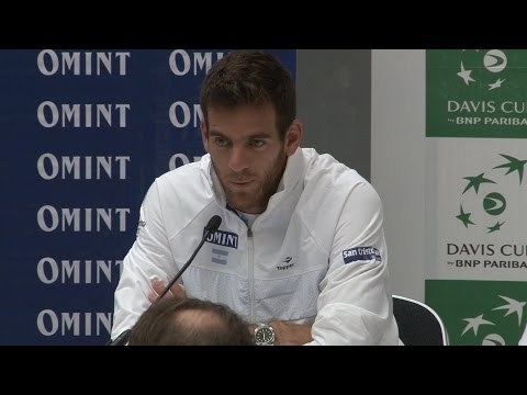 Press Conference With Daniel Orsanic & Juan Martin Del Potro Ahead Of Davis Cup Semi-Final