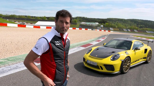 Mark Webber and the Porsche GT3 RS at Nürburgring