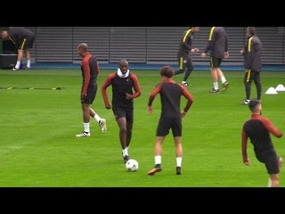 Manchester City Train As They Prepared For Champions League Clash With Celtic - Yaya Toure Included!