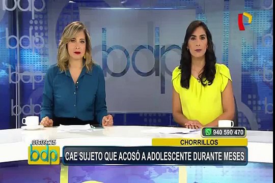 Chorrillos: detienen a sujeto acusado de realizar tocamientos indebidos a adolescente