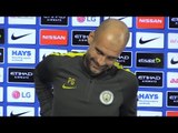 Pep Guardiola Pre-Match Press Conference - Manchester United v Manchester City - Embargo Extras