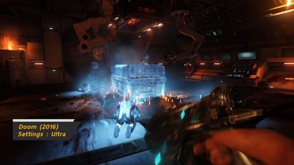 ทดสอบเล่นเกม | Doom 2016 | Asus tuf fx504 | 1050Ti