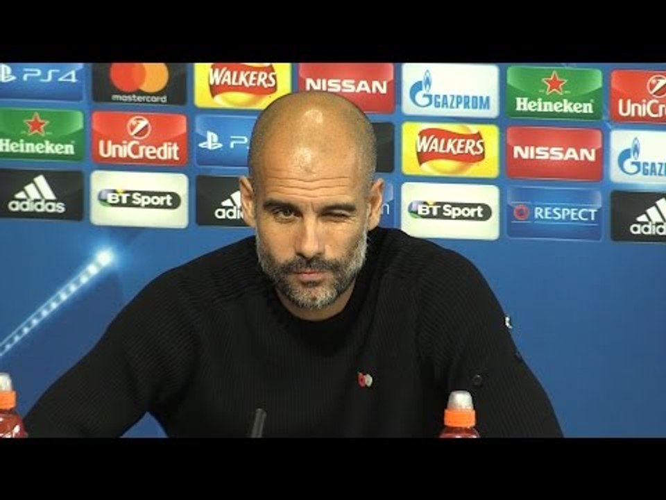 Pep Guardiola Full Pre-Match Press Conference - Manchester City v Barcelona - Champions League