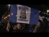 Leicester Fans Show Support For Claudio Ranieri