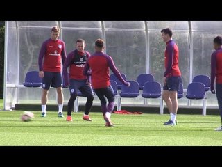 England Train Ahead Of Slovenia Game