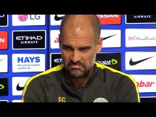 Pep Guardiola Pre-Match Press Conference - Manchester City v Everton - Embargo Extras