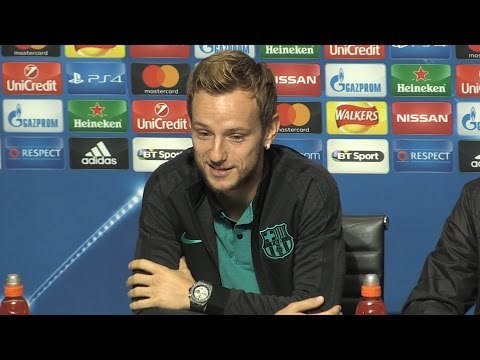 ESPAÑOL - Ivan Rakitić Conferencia De Prensa Completa - Man City v Barcelona - Liga De Campeones