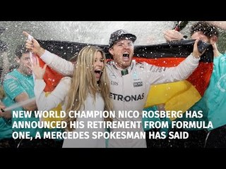 Nico Rosberg Announces Shock Retirement From Formula One